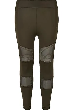 Urban classics Mädchen Girls Tech Mesh Leggings, , 110/116
