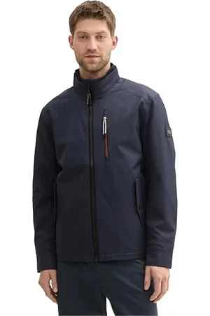 TOM TAILOR Herren 1042632 Blouson Jacke mit Polsterung, 10668-Sky Captain Blue, XL