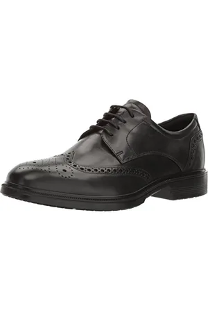 Ecco Herren Lisbon Brogues, Schwarz (Black 1001), 44 EU