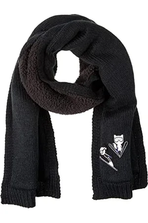 Karl Lagerfeld Damen Apres Ski Knit Scarf Schal, , Einheitsgröße