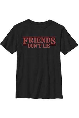 Stranger Things Unisex Kinder Friends Dont Lie Short Sleeve T-shirt, , Einheitsgröße