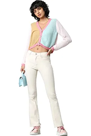 ONLY Damen Onlblush Life Mid Flared Bb Dot019 Noos Jeans, , L / 34L EU