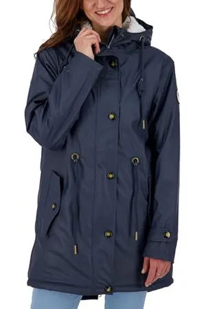 DEPROC-Active Deproc Active Damen Friesennerz Ankerglut Halifax New Women Regenjacke, , 48