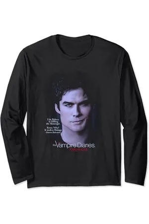 Warner Bros. Vampire Diaries Messenger Langarmshirt