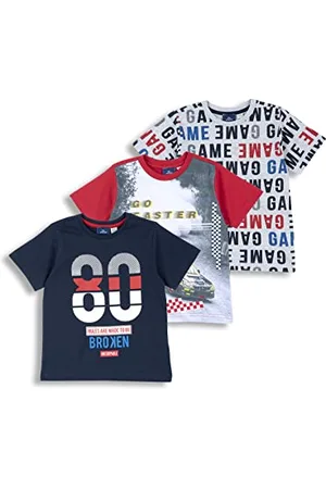 chicco Set Kurzarm T-Shirt aus Baumwolle, T-shirts Jungen, , 4 jahre (pack of 3)