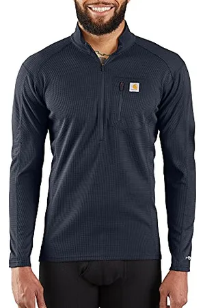 Carhartt Herren Force Tech Quarter-Zip Thermal Base Layer Long Sleeve Baselayer-Shirt, , Mittel