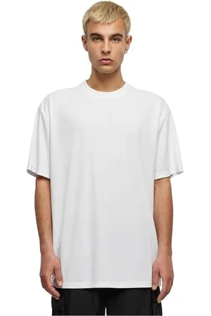 Build Your Brand Herren BY249-E Sports Tee T-Shirt, White, XL
