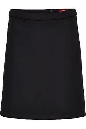 ESPRIT Damen 993EE1D307 Rock, schwarz, 66 DE