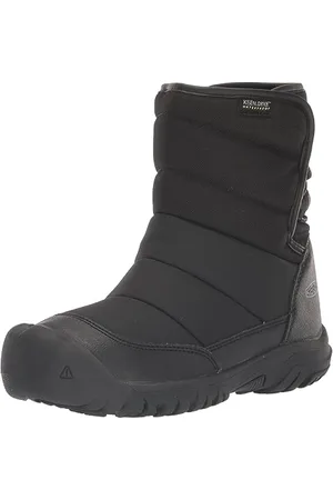 Keen Puffrider Waterproof Schneestiefel, Black/Steel Grey, 37 EU