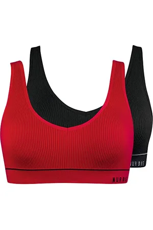 Nur Die Damen Retro Bustier 2er Pack Unterw sche, , 48-50 EU