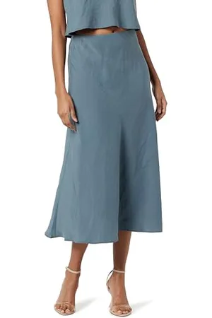 THE DROP Haniyyah A-line Midi Skirt Rock, , 3XL Große Größen