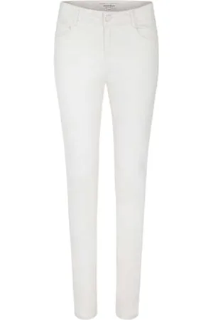 Morgan Beschichtete Slim-Hose mit Nieten 38