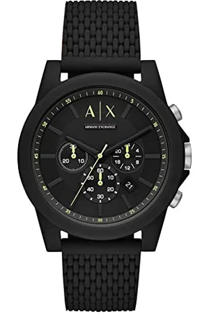 Armani Exchange Herren Quarz-Chronograph Uhr mit Armband AX1344