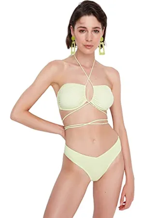 Trendyol Damen V Schneiden Sie Den Ab Bikini Bottoms, , 36 EU