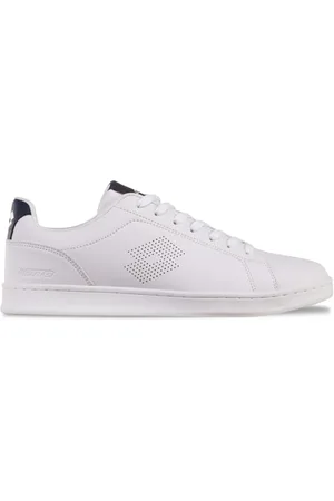 Lotto Burgas Unisex Sneaker, White/Black, 36 EU