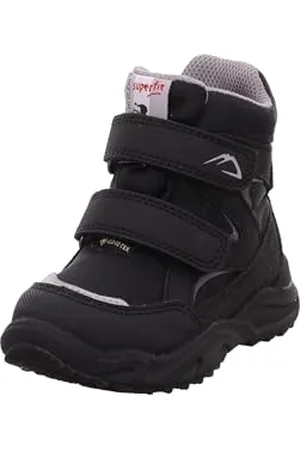 Superfit Jungen Glacier Warm Gefütterte Gore-tex Schneestiefel, Schwarz Grau 0000, 26 EU Weit