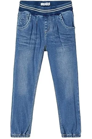 NAME IT Baby - Mädchen Nmfbibi Dnmtoras 2468 Pant Noos Jeans, , 74 EU