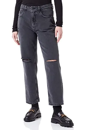 Sisley Damen Trousers 4RQELE01E Jeans, , 26