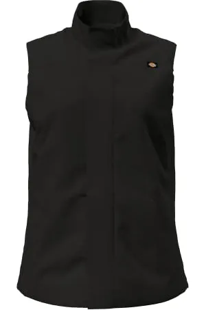 Dickies Damen Lined Vest Westen, Black, M