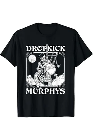Dropkick Murphys Offiziell Lizenziertes Damen T-Shirt - Skeleton Piper - - S