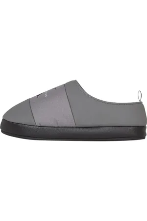 Calvin Klein Jeans HOME SLIPPER MONO Hausschuhe Herren, Grau (Charcoal Grey), 44 EU