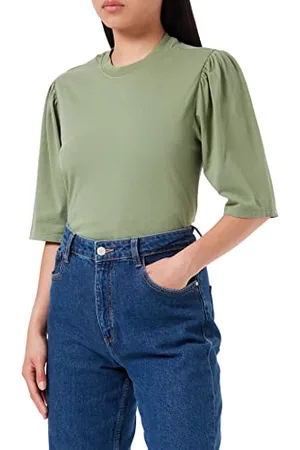 7 for all Mankind Damen Blousant Tee Cotton T Shirt, , XS EU