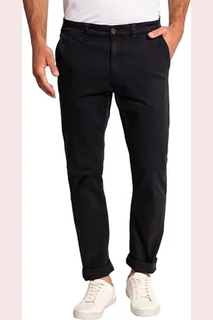 JP 1880 Herren große Größen Übergrößen Menswear L-8XL Chino Hose, Bauchfit, FLEXNAMIC®, 4-Pocket, Regular Fit dunkel Marine 66 748444730-66