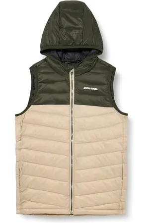 JACK & JONES Jungen JCONEW Pocket Hood BW JNR Steppweste 12257290, ,128