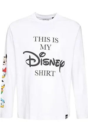 Recovered Clothing Disney This is My Relaxed L/S White T-Shirt by XXL