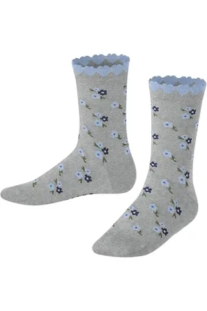 Falke Unisex Kinder Socken Ditsy Flowers K So Baumwolle gemustert 1 Paar, , 39-42