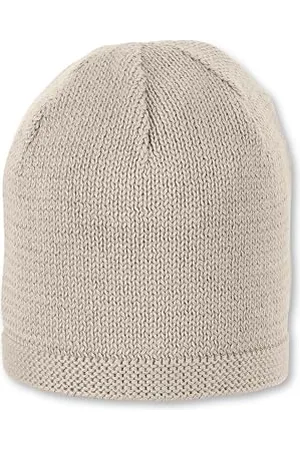 Sterntaler OCS Strickmütze - Klassische Babymütze aus Baumwollgarn (Bio) - Unisex Übergangsmütze ab Geburt - Basic Kopfbedeckung - Beanie Mütze einfarbig - , Größe 35