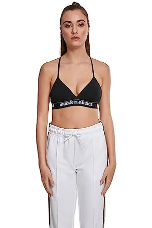 Urban classics Damen TB2589-Ladies Triangle Logo Bra Bügelloser BH, , S (B Körbchen)