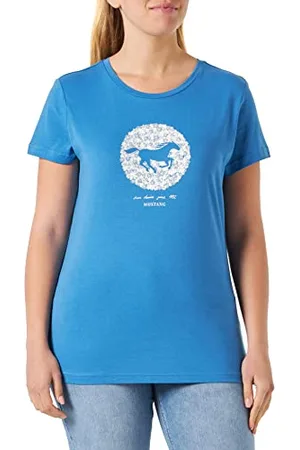 Mustang Damen Style Alexia C Print T-Shirt, , S