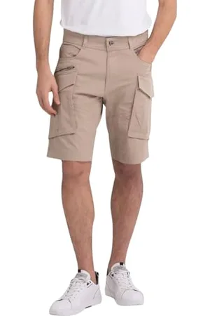 Replay Herren Cargo-Shorts Joe Short Regular-Fit mit Stretch, (Beige), 29W