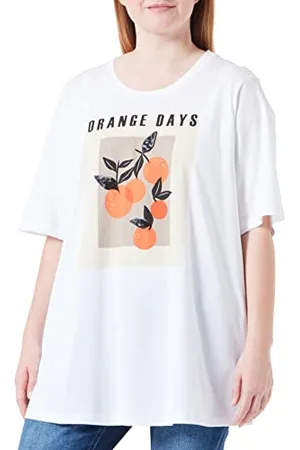 Kaffe Damen Kcbamma T-Shirt, Weiß , M Grande Taille