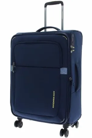 Mandarina Duck SMILE & GO - Trolley Medium Exp Soft (Blau) 43 x 67 x 23 (LxHxB)