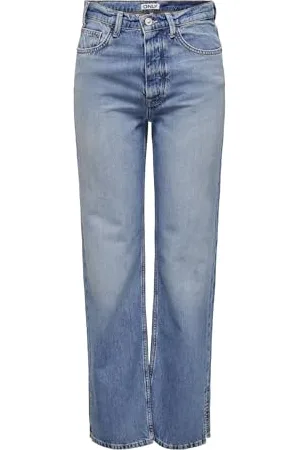 ONLY Female Straight-Fit Jeans ONLMISCHA Hohe Taille Gerade geschnitten Jeans
