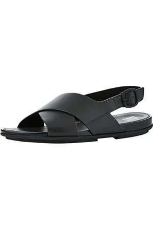 FitFlop Damen Gracie Cross Strap Flache Sandale, , 36 EU