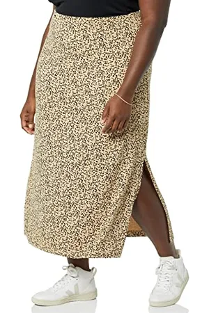 Amazon Damen Leichter Maxirock Aus Strick, , M