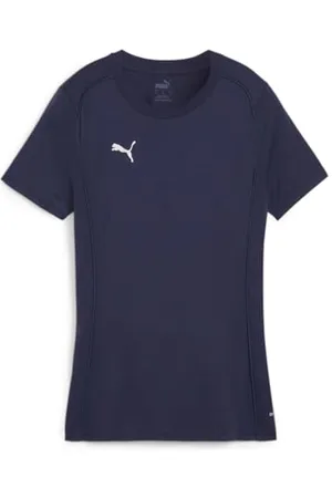 PUMA Unisex Teamfinale Casuals Tee Wmn T-Shirt, Navy Silver, S