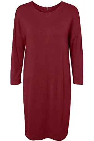 VERO MODA Female Strickkleid 3/4ärmelig S , Vmglory Vipe Aura 3/4 Dress Noos