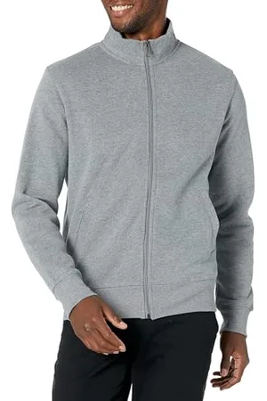 Amazon Herren Fleece-Jacke mit durchgehendem Reißverschluss, , L