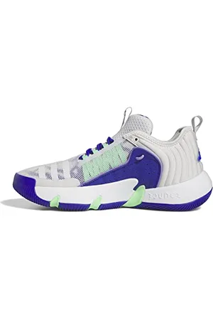 adidas Unisex Trae Unlimited Shoes Basketball-Schuhe, Dash Grey/Cloud White/Lucid Blue, 38 2/3 EU