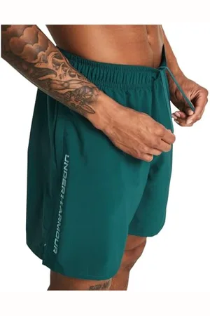 Under Armour Herren UA Woven Wdmk Shorts, Hydro Teal-Radial Turquoise, L