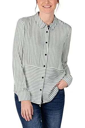 Timezone Damen Striped Perfect Blouse Bluse, , XL