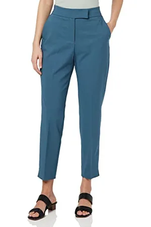 QS by s.Oliver Damen 7/8 Hosen 7 8, Blue Green, 48 EU