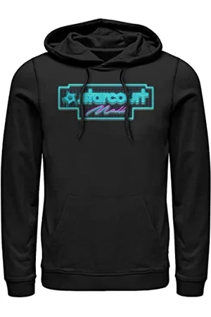 Stranger Things Neon Starcourt Unisex Hoodie Black 2XL