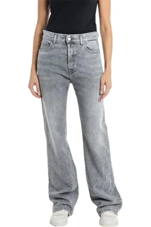 Replay Damen Jeans Becka, (Grau), 31W / 34L