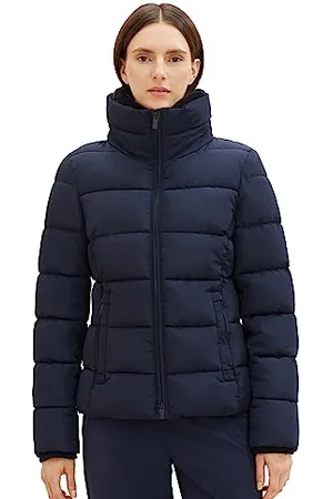 TOM TAILOR Damen 1037564 Steppjacke mit Stehkragen, 10668-sky Captain Blue, M
