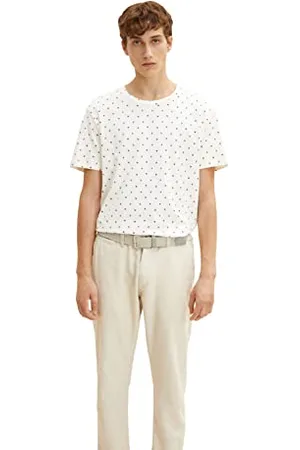 TOM TAILOR Herren T-Shirt mit Punkten 1033040, , XS